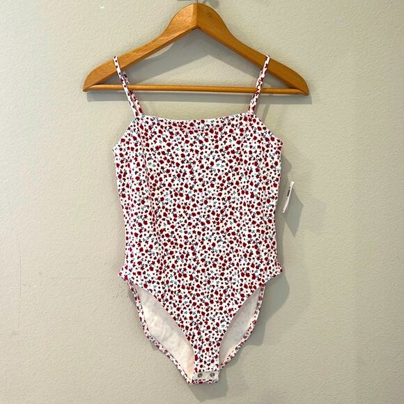 NWT Old Navy Fitted Floral Bodysuit | Size Small - Picture 1 of 6
